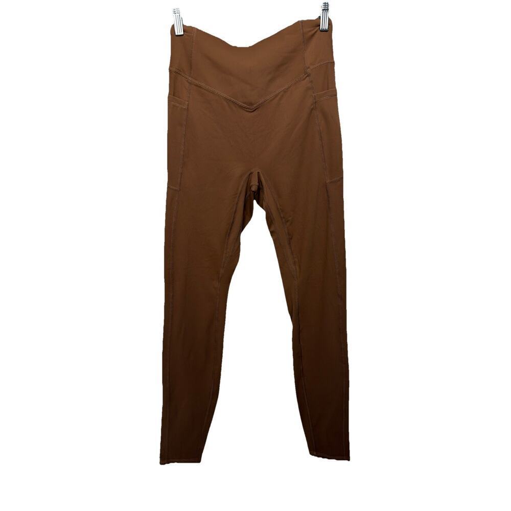 NWT Halara UltraSculpt Women’s Leggings Medium Brown High Waisted...